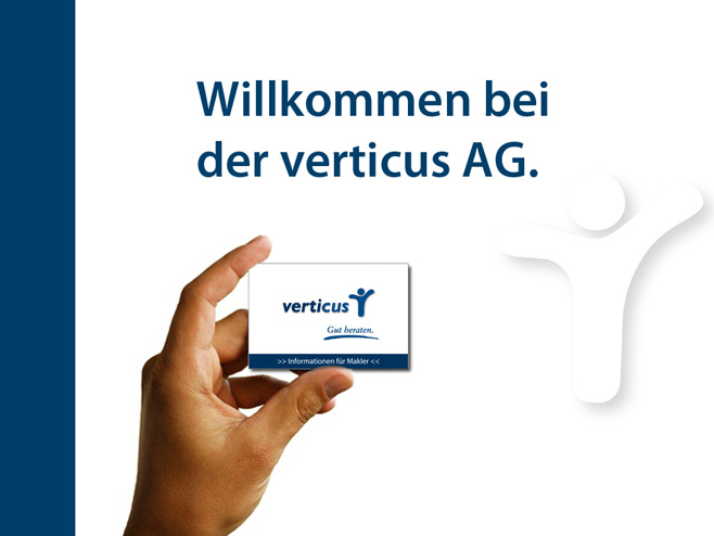 Willkommen bei der verticus AG.